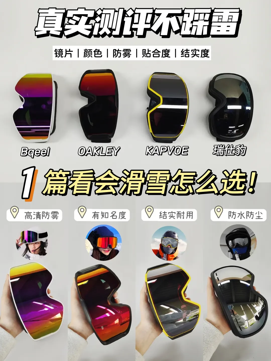 精选内容集|新手避坑指南滑雪装备选购建议合集